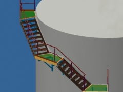 Treppe Schlammspeicher